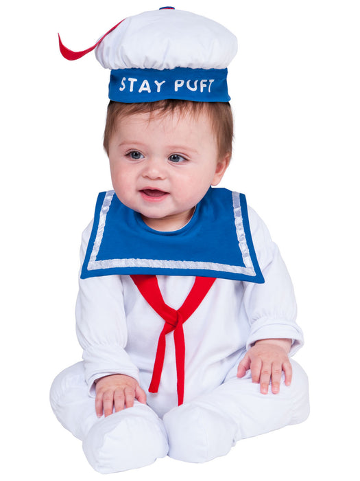 Ghostbusters Classic Stay Puft Marshmallow Man Costume for Babies - costumesupercenter.com