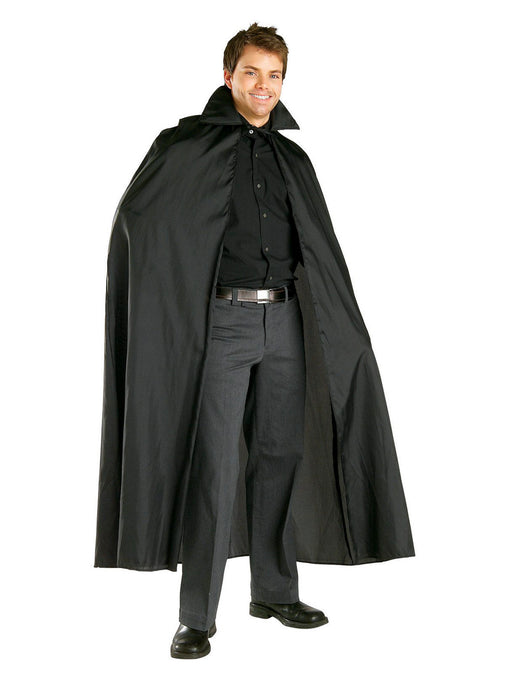 Black Satin Cape - costumesupercenter.com