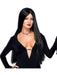 Deluxe the Addams Family Morticia Addams Wig Adult - costumesupercenter.com