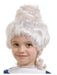 White Colonial Girl Wig Child - costumesupercenter.com