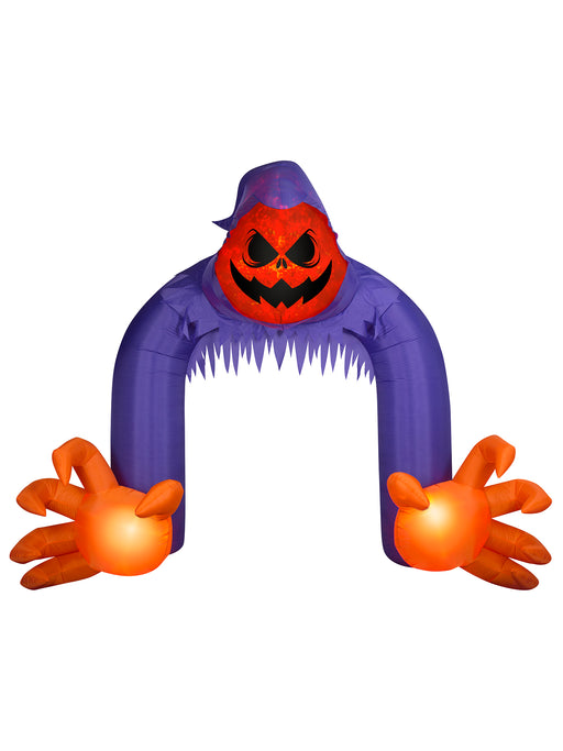 10 Foot Reaper Archway Kaleidoscope Projection Light Up Halloween Inflatable Lawn Decoration - costumesupercenter.com