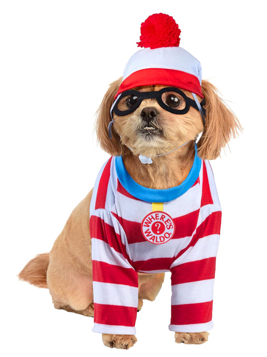 Where's Waldo Pet Costume - costumesupercenter.com