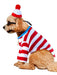 Where's Waldo Pet Costume - costumesupercenter.com