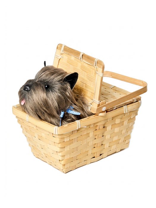 The Wizard of Oz Toto in a Basket - Deluxe - costumesupercenter.com