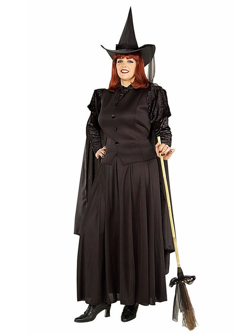 Women's Plus Size Black Classic Witch Costume - costumesupercenter.com