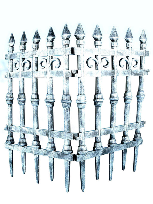 30-inch Distressed Cemetery 2 Piece Fence - costumesupercenter.com