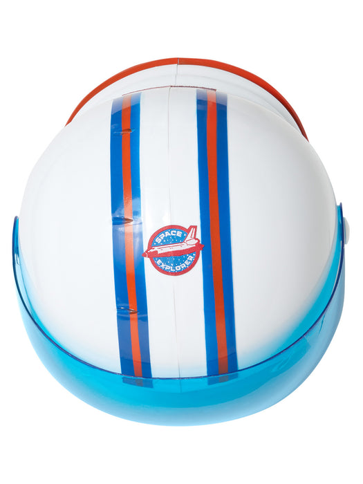 Adult White Realistic Astronaut Helmet - costumesupercenter.com