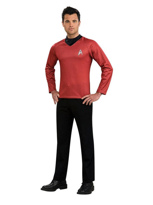 Adult Mens Red Shirt Costume - Star Trek - costumesupercenter.com