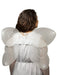 Deluxe White and Silver Angel Wings - costumesupercenter.com