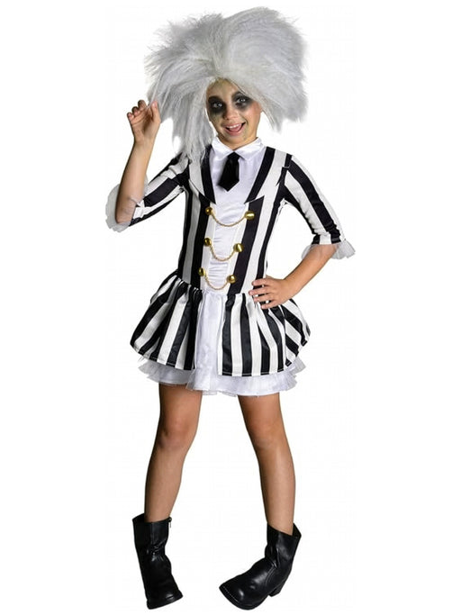 Girls' Beetlejuice Dress Costume - costumesupercenter.com