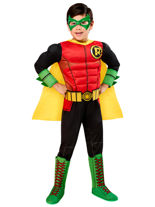 Boys DC Comics Deluxe Robin Costume - costumesupercenter.com
