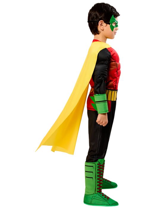Boys DC Comics Deluxe Robin Costume - costumesupercenter.com