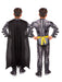 Boys Deluxe Justice League Muscle Chest Batman Costume - costumesupercenter.com
