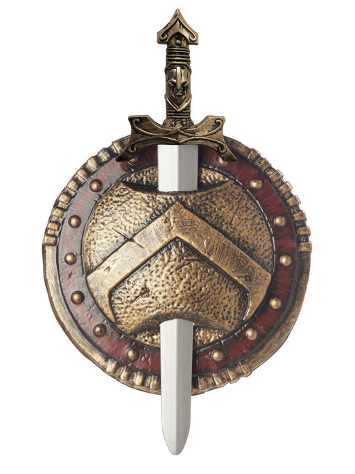 Spartan Combat Shield and Sword - costumesupercenter.com