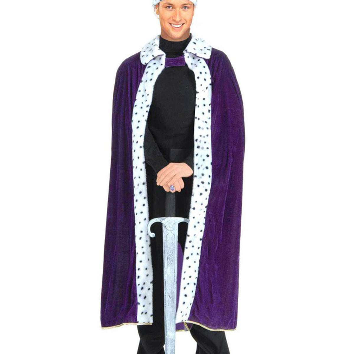 Mens Kings Robe And Crown Set — Costume Super Center