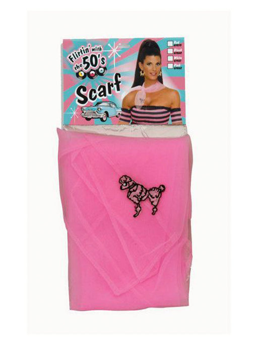 Pink Poodle Scarf - costumesupercenter.com