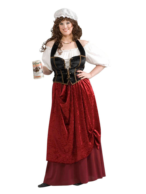 Tavern Wench Adult Plus Costume - costumesupercenter.com