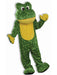 Deluxe Plush Frog Mascot Adult Costume - costumesupercenter.com