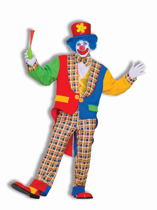 Clown On the Town Adult Costume - costumesupercenter.com