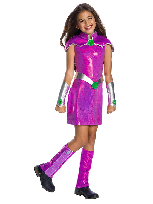 Girls' Starfire Costume Deluxe - costumesupercenter.com