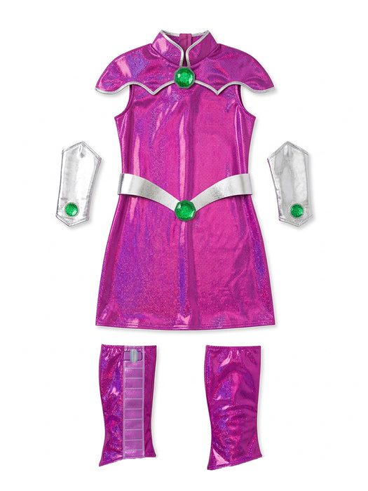 Girls' Starfire Costume Deluxe - costumesupercenter.com