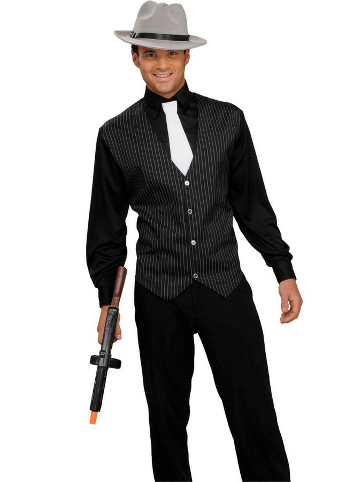 20s Gangster Shirt, Vest and Tie Adult — Costume Super Center