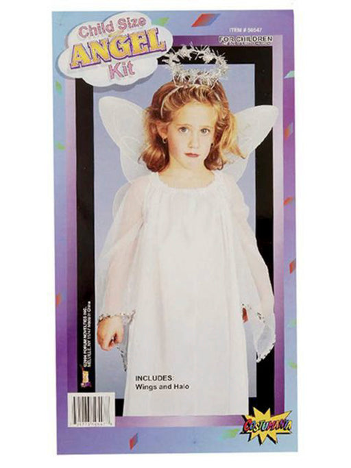 Kids' Angel Wings and Halo - costumesupercenter.com