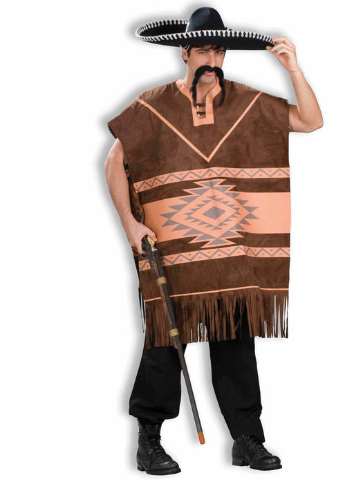 Mens Mexican Poncho - costumesupercenter.com