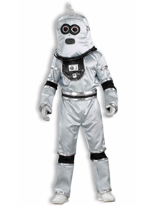 Men's Silver Metallic Robot Costume - costumesupercenter.com