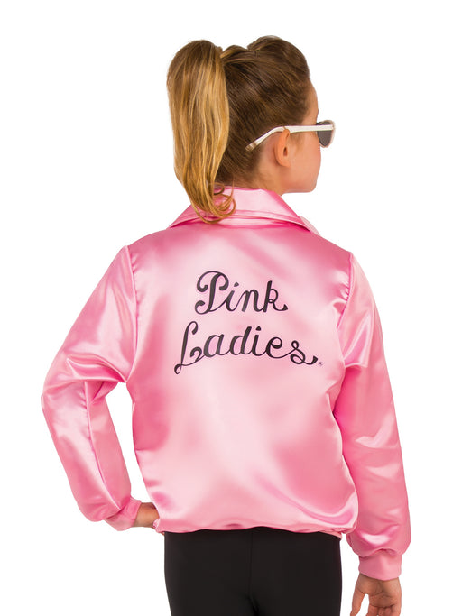 Grease Girls Pink Ladies Jacket - costumesupercenter.com
