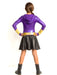 Girls' DC Superhero Girls Batgirl Hooded Dress and Eye Mask - costumesupercenter.com