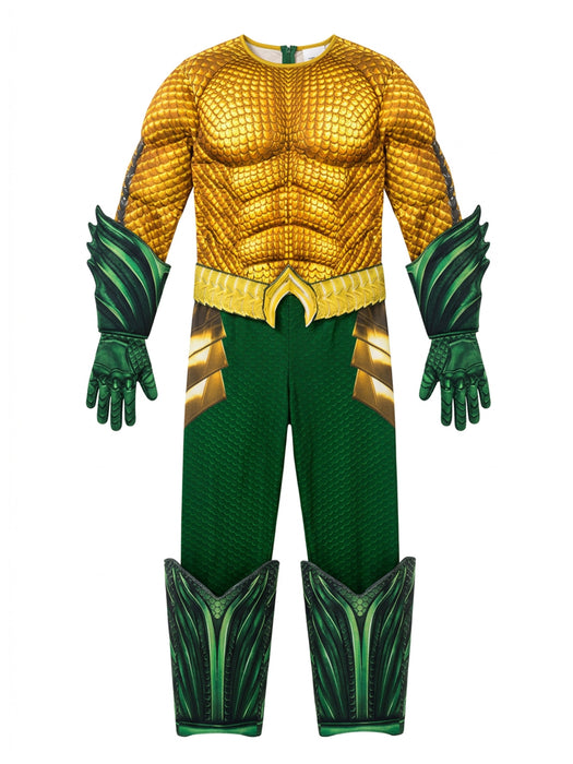 Aquaman Movie Deluxe Child Aquaman Costume - costumesupercenter.com