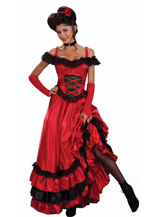 Womens Saloon Sweetie Costume - costumesupercenter.com