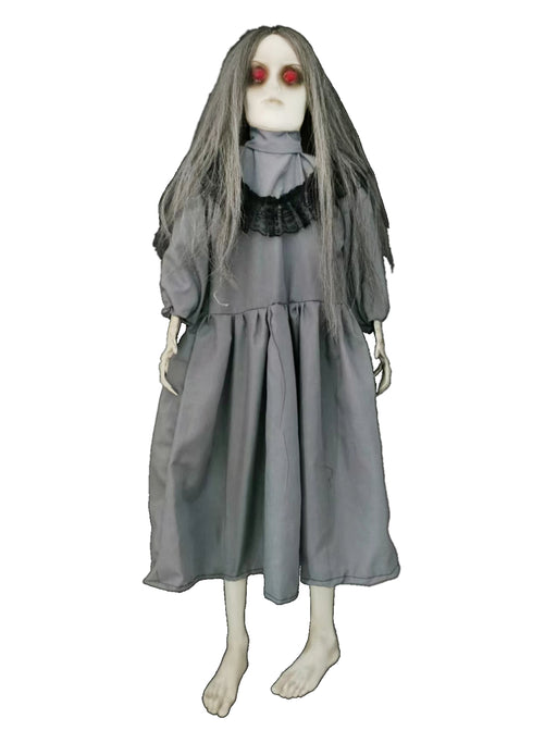 31.5-inch Gray Light Up Doll Hanging Decoration - costumesupercenter.com