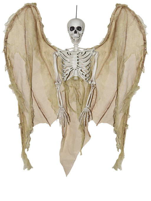 3 Foot  Winged Angel Skeleton Decoration - costumesupercenter.com