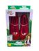 Adult Red Glitter Ballet Deluxe Shoes - costumesupercenter.com