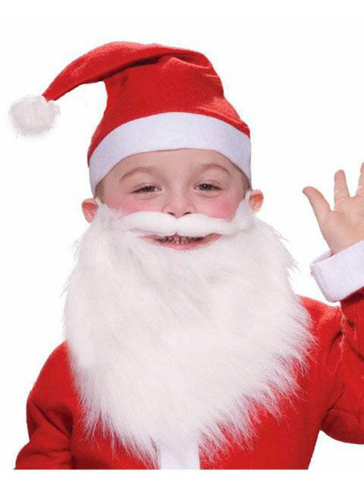 Child Santa Claus Beard - costumesupercenter.com