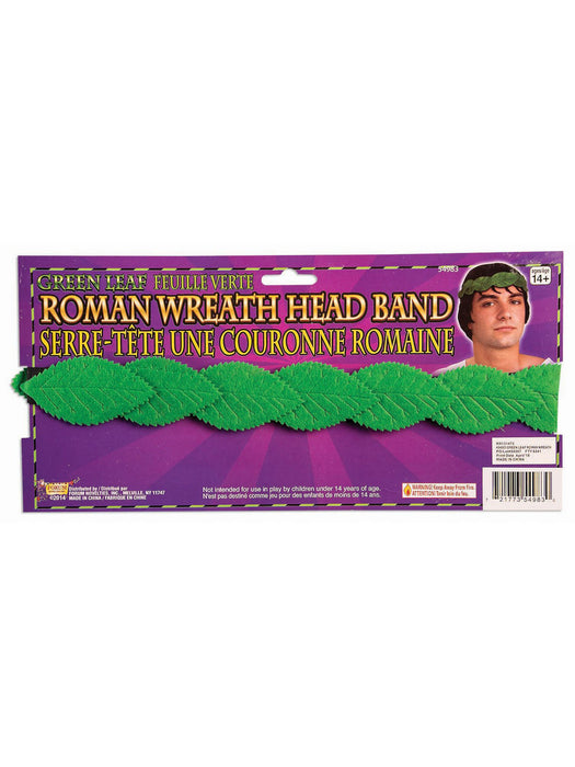 Green Roman Wreath Headband - costumesupercenter.com