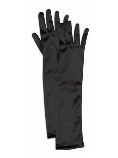 black satin gloves for dress Child Opera ELEVATED::ELEGANCE Bella and Bloom Boutique offering a sleek and Size:US 15.5