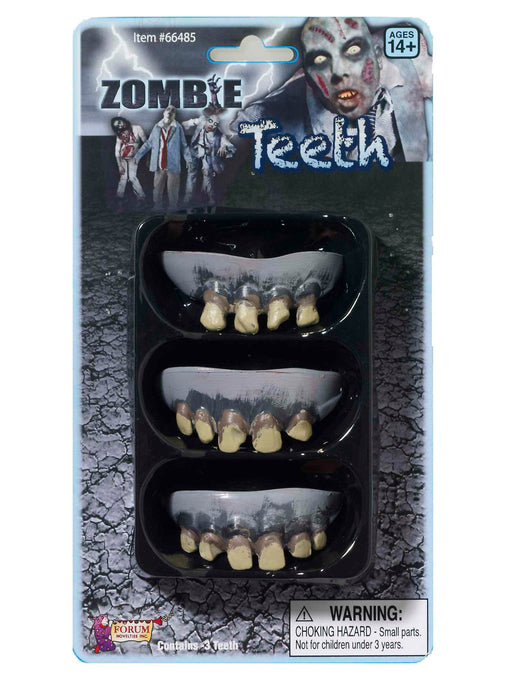 Rotted Zombie Teeth Accessory - costumesupercenter.com