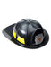 Black Fireman Adult Hat - costumesupercenter.com