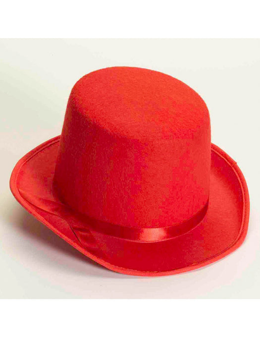 Deluxe Red Top Hat - costumesupercenter.com