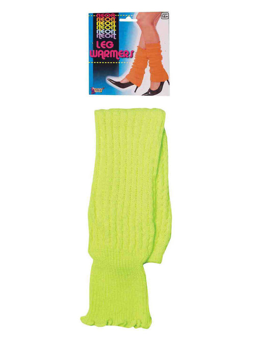 Neon Green Leg Warmers - costumesupercenter.com