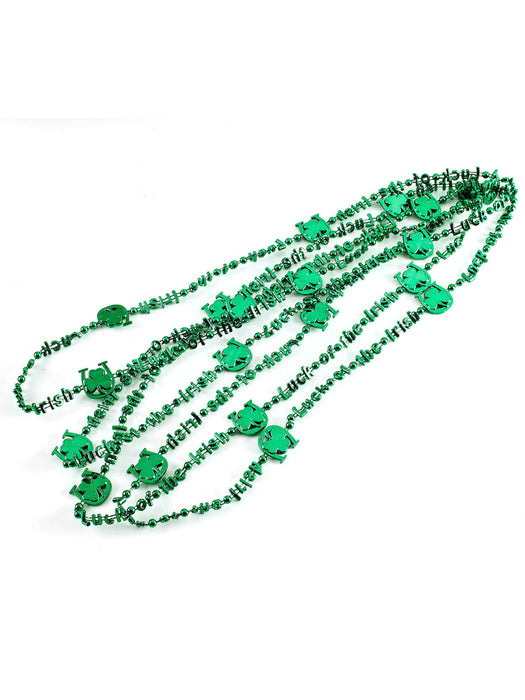 Luck of the Irish Shamrock Beads - costumesupercenter.com