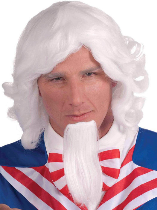 Uncle Sam Wig and Beard Set - costumesupercenter.com