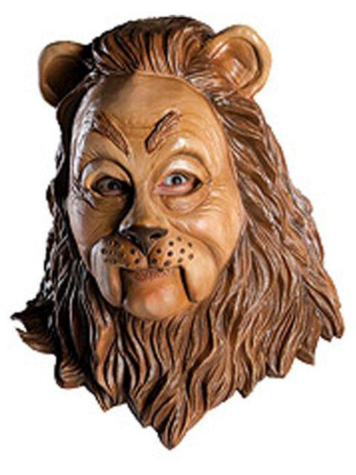 Adult Wizard of Oz Cowardly Lion Overhead Latex Mask - costumesupercenter.com