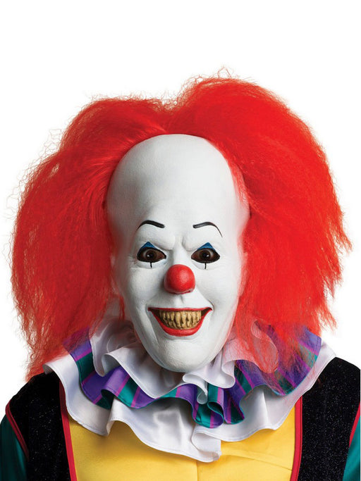 Adult It Pennywise Overhead Latex Mask - Classic - costumesupercenter.com