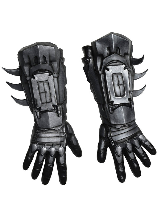 Men's Arkham Batman Deluxe Gloves Costume - costumesupercenter.com