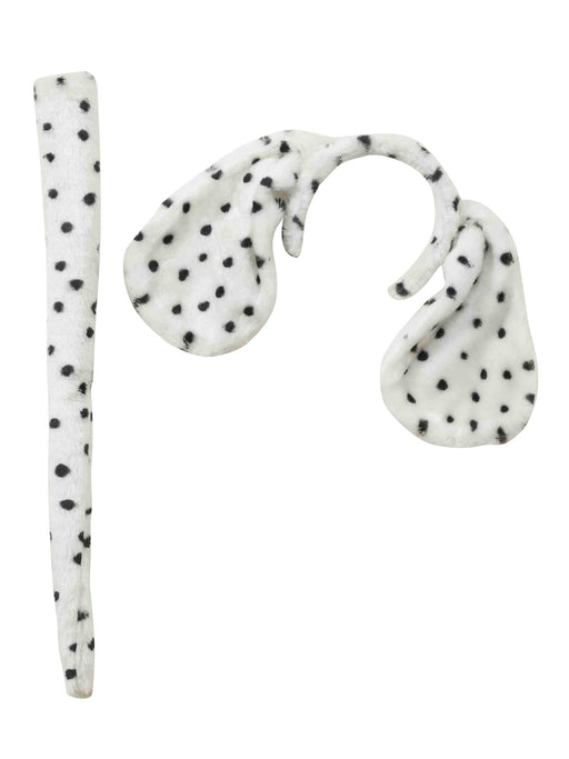Adult Dalmatian Ears Headband and Tail - costumesupercenter.com