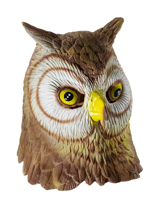 Adult Owl Mask Deluxe - costumesupercenter.com